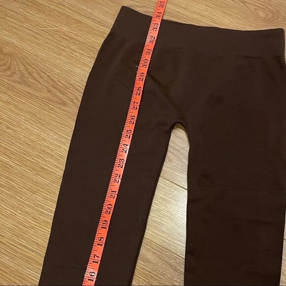 NWOT Seductions Brown Buttery Legging Tights - XS/S - Picture 5 of 6